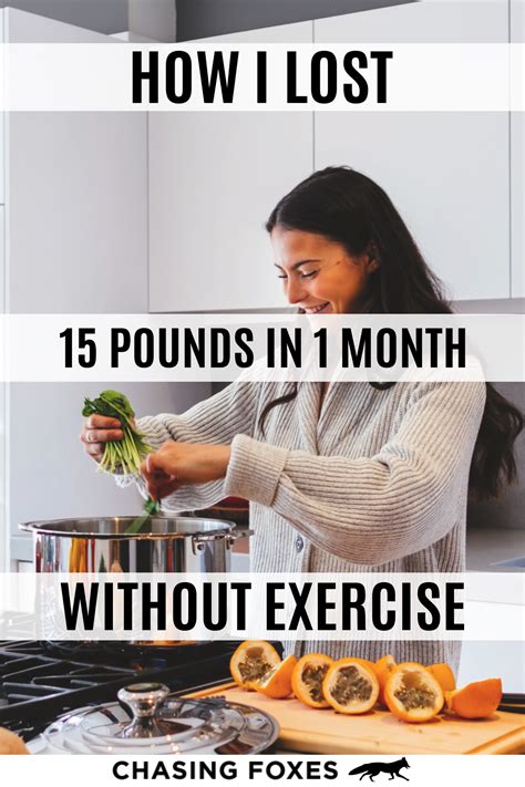Losing 15 pounds in a month - 24 Jan 2022 ... Tweaks to Lose Weight in a Month · 1. Count Macros & Use Smaller Plates · 2. Eat Throughout the Day · 3. Meal Prep and Cook at Home ·...